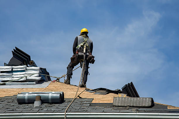 Professional Roof Replacement technician working in Hopewell, NJ